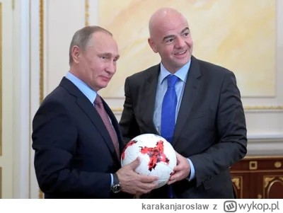 karakanjaroslaw - @przeciwko78: w sensie od hipokrytów z UEFA/FIFA  i Nigdy Więcej? (...