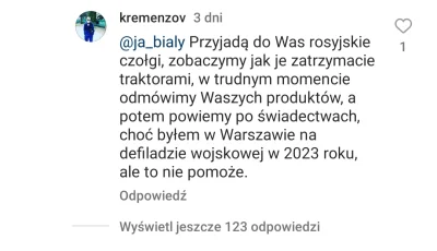 pieknylowca - Zanim ruscy tu dojdą to po ukrainie nie będzie co zbierać. No i będziem...