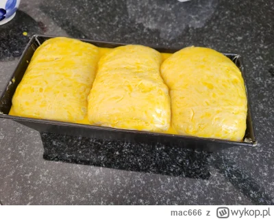 mac666 - Będzie z tego japoński chleb mleczny.

#gotujzwykopem #bojowkapiekarska #chl...