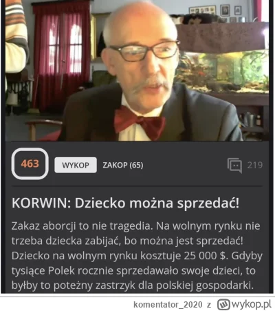 komentator_2020 - @Jariii: ehh ale, kobieta moze pozniej sprzedac to jego dziecko

bi...