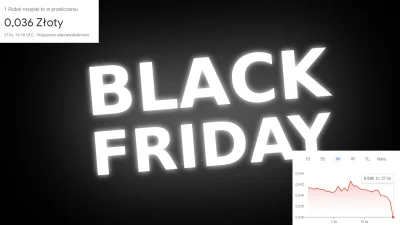 robertkk - rosja taka konserwatywna a na black friday wielka przecena rubla

#ukraina...