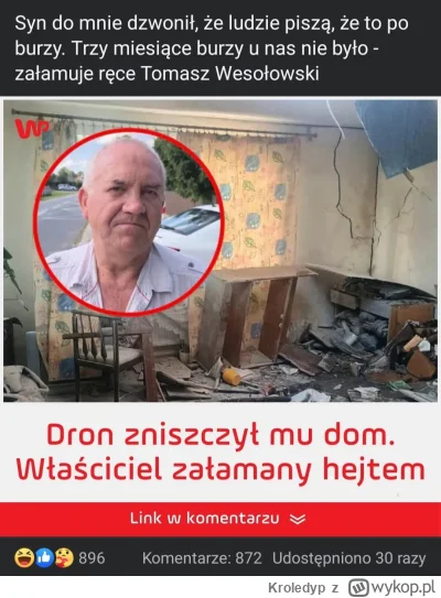 Kroledyp - #Ukraina
Najbardziej tragedią pana Tomasza przerażeni są sąsiedzi, nie boj...