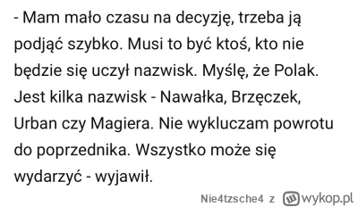 Nie4tzsche4 - Czekamy na duet Brzęczek-Magiera 

#mecz #reprezentacja #pilkanozna