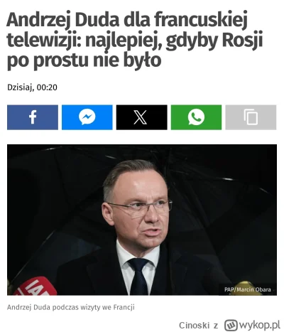 Cinoski - #polityka #wojna #duda