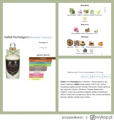 przypadkiem- - Heloł, jeszcze jeden Penhaligon’s mi wpadł, ten sobie zostawiam, ale p...