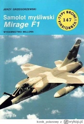 konik_polanowy - 266 + 1 = 267

Tytuł: Samolot myśliwski Mirage F1
Autor: Jerzy Grzeg...