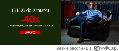 Meskie-SpodniePL - Jeszcze tylko do niedzieli mamy promkę -40% na całą naszą krakowsk...