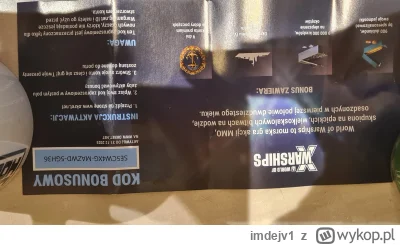 imdejv1 - Jak komuś się przyda to podrzucam, miałem gratis w paczce nie znam się na t...