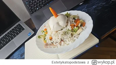 Estetykatopodstawa - Cześć, 
to mój pierwszy wpis tutaj, prośba o ocenę posiłku:
- 20...