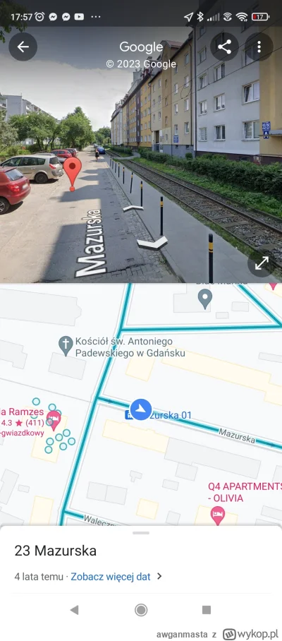 awganmasta - Linia tramwajowa w Gdańsku. I jakoś ludzie żyją