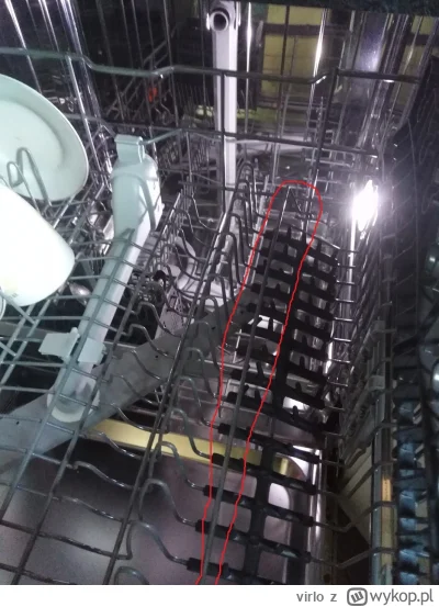 virlo - Od czego to jest w zmywarce? Górny kosz, tam gdzie się szklanki daje. Można t...