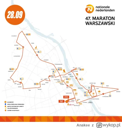 Anakee - Za 2 tygodnie start Maratonu Warszawskiego (28/09). 
#warszawa #bieganie #sp...