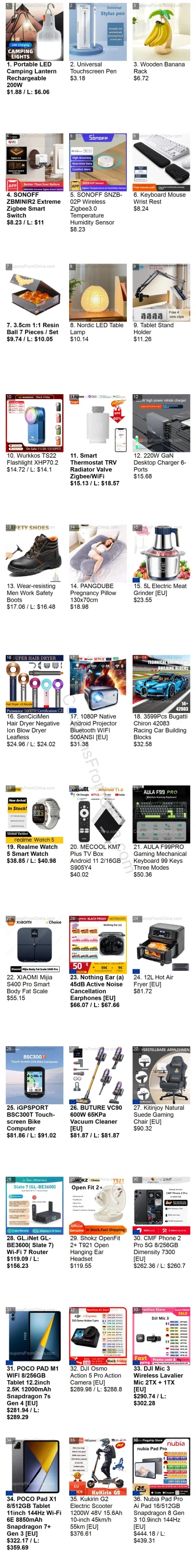 n_____S - Cześć #aliexpress - oto przedmioty, które wrzucałem na grupę/fanpage FB, Te...