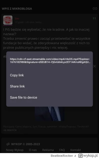 BeatboxRocker - @BArtus: Nie wiem jaki masz telefon i z jakiej przegladarki korzystas...