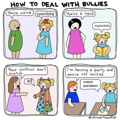 czarnoibialo - @black_elwis 
-s--------j
-w---------j
- xDD
-c--j mnie to obchodzi
- ...