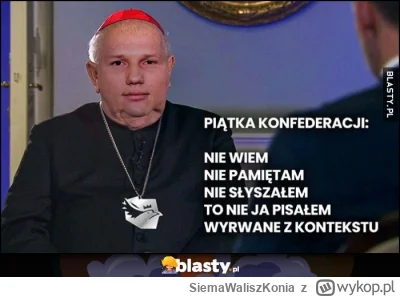 SiemaWaliszKonia - @Basiura89 mocne słowa o konfederussi