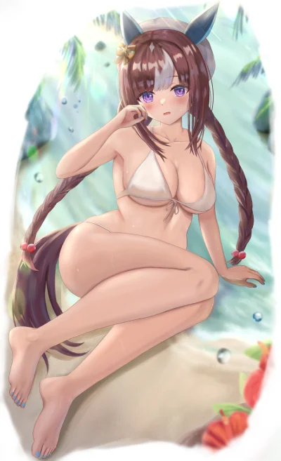 KsyzPhobos - #hokkotarumae #umamusume #anime #randomanimeshit #swimsuit #oppai