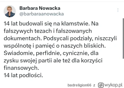 badreligion66 - #polityka A w komentarzach pocisk pisowskich botów, że ona g---o wie....