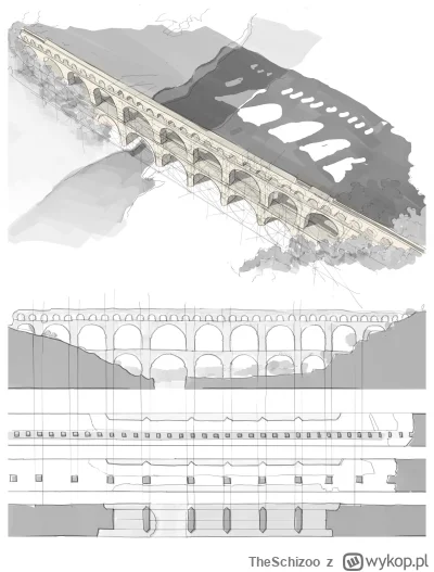 TheSchizoo - Dziś praca w klimacie studium historii architektury. Akwedukt we Francji...