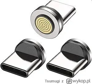 Tsumugi - @iErdo: Wygląda jak magnetyczne złącze USB (5 pinów - ładowanie + dane albo...