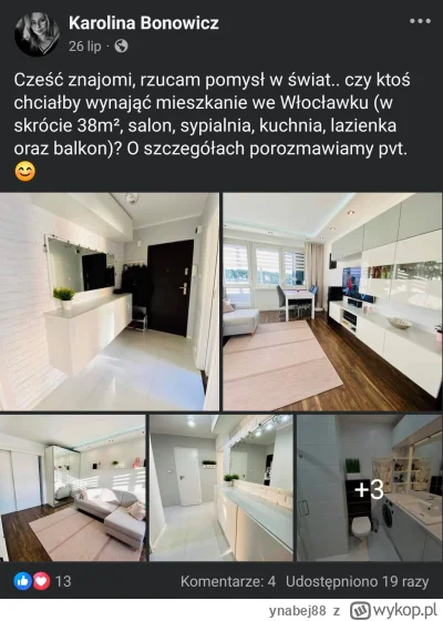 ynabej88 - #slubodpierwszegowejrzenia w lipcu wystawiła mieszkanie na wynajem wiec ch...