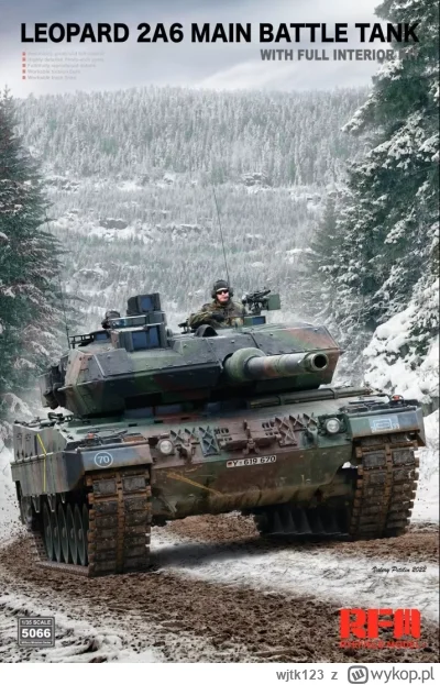 wjtk123 - Kto pierwszy odważy się zabrać za Leoparda 2A6 z pełnym wnętrzem od RFM, ub...