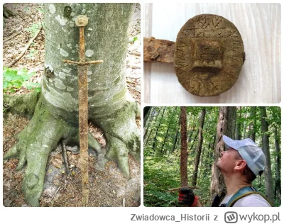 Zwiadowca_Historii - Świetnie zachowany średniowieczny miecz z runami odkryty wykrywa...