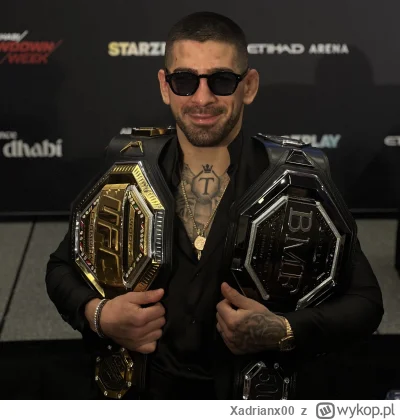 Xadrianx00 - #ufc jak to jest w ogóle z tym pasem BMF ? Przypadkiem nie zdobył go El ...