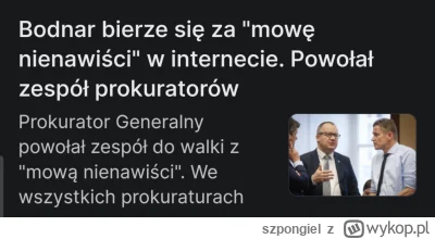 szpongiel - @konradpra @krulikiwpodrozy: 
Ciesz się wolnością słowa tak długo jak moż...