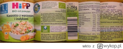 wkto - #listaproduktow
#daniegotowemale kaszotto z warzywami i indykiem BIO HiPP #hip...