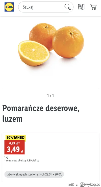 adi0 - @Arboree kup sobie 3kg pomarańczy i będziesz miał więcej i zdrowiej