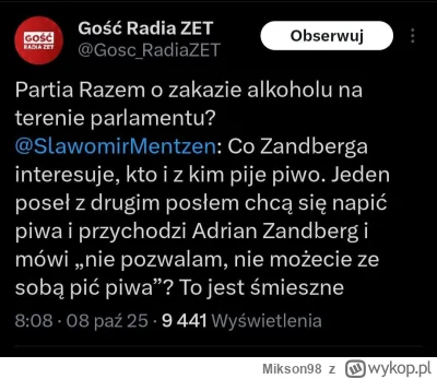 Mikson98 - Co cie obchodzi, że chce sie napić piwa lewagu?
Doktor Asperger jak zwykle...