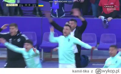 kamil-tika - Ostatnia akcja 1 polowy. Valladolid wybija rozny. Strzal zza pola karneg...