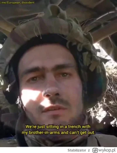 Stabilizator - Ukrainski żołnierz mówi że jest nie ciekawie 

#ukraina #wojna #rosja
