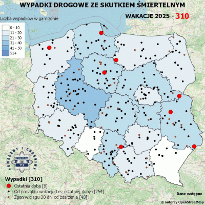 Salido - Minął 65. (z 66) dzień wakacji. 

W ciągu ostatniej doby miało miejsce 8 wyp...