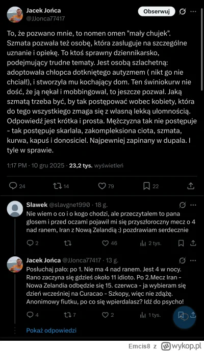 Emcis8 - Być jak Jacek Jonca na emeryturze xD

Źródło

#mecz #pilkanozna