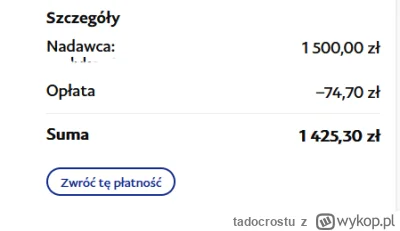 tadocrostu - Czy ktoś mi wytłumaczy za co "opłata" ~75 PLN??!!!! Kumpel mi przesłał 1...