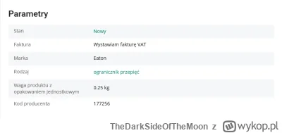 TheDarkSideOfTheMoon - @Jelen_Szlachetny: Te parametry też idą z automatu i sprzedawc...