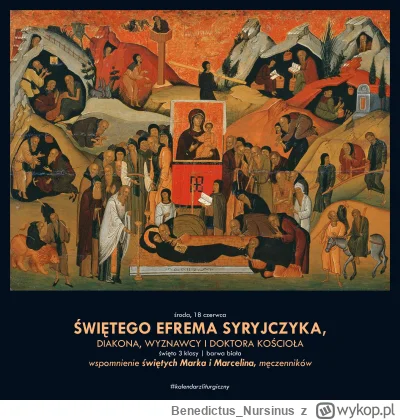 BenedictusNursinus - #kalendarzliturgiczny #wiara #kosciol #katolicyzm

środa, 18 cze...