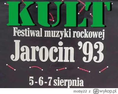moby22 - Równo 30 lat temu odbył się ten soczysty koncert Kultu na FMR w Jarocinie.

...