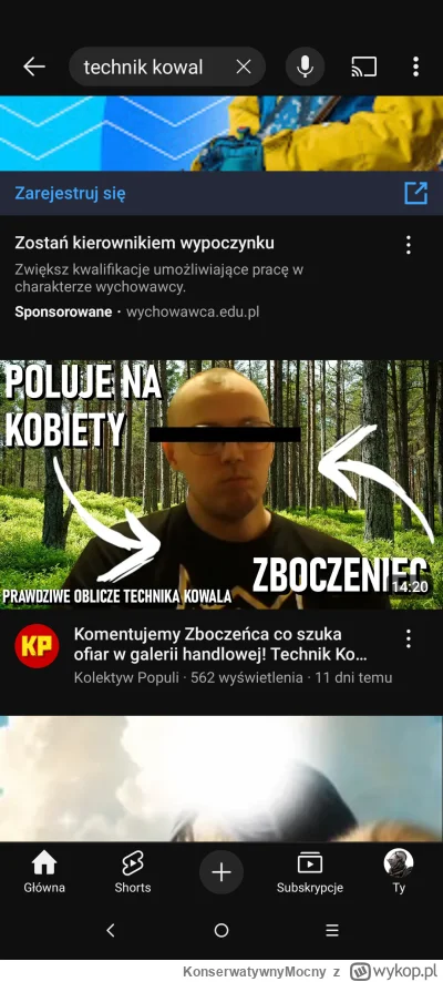 KonserwatywnyMocny - Jakiś g---o kanał nagrał na niego taki film 11 dni temu
#technik...