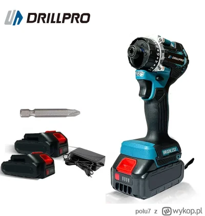 polu7 - Drillpro 20+1 Gear Brushless Electric Screwdriver 1000W w cenie 45.99$ (186.1...