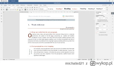 michalxd21 - Dla ziomeczków do użytku domowego polecam OnlyOffice - odkąd go odkryłem...