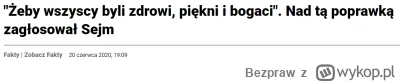 Bezpraw - @noHuman: Nie wiem jak to zrobić, ale wiem że to by nie przeszło w sejmie: