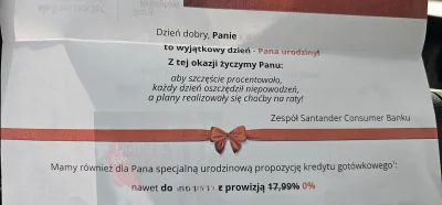 olito - Słuchajcie, bank o mnie pamiętał! Pewnie sama Pani Anetka to napisała, a pote...