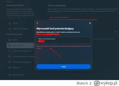 Bunch - Facebook nie pozwala mi zmienić adresu e-mail, dlaczego? Wymyslilem nawet kol...