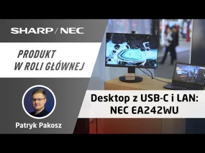 look997 - Widzę wideo, że Monitor można podłączyć do Laptopa przez USB C.
A co z podł...