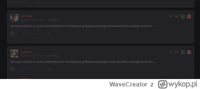 WaveCreator - Update poprzedniego wpisu: moderacja usunęła jeden ze wspomnianych kome...