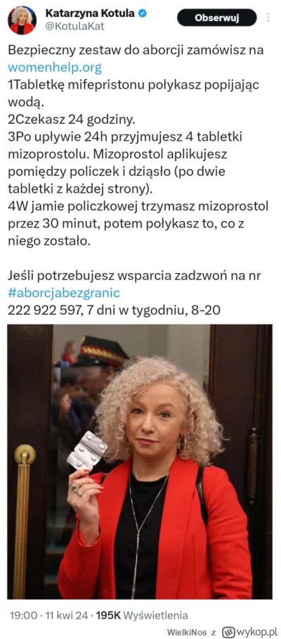 WielkiNos - Macie swoje rozmowy o równych prawach dla mężczyzn panowie. 

Co z tego, ...