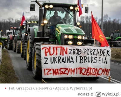 Polasz - Jeśli protestujący rolnicy nie wskażą do jutra kto to jest i napiszą że się ...